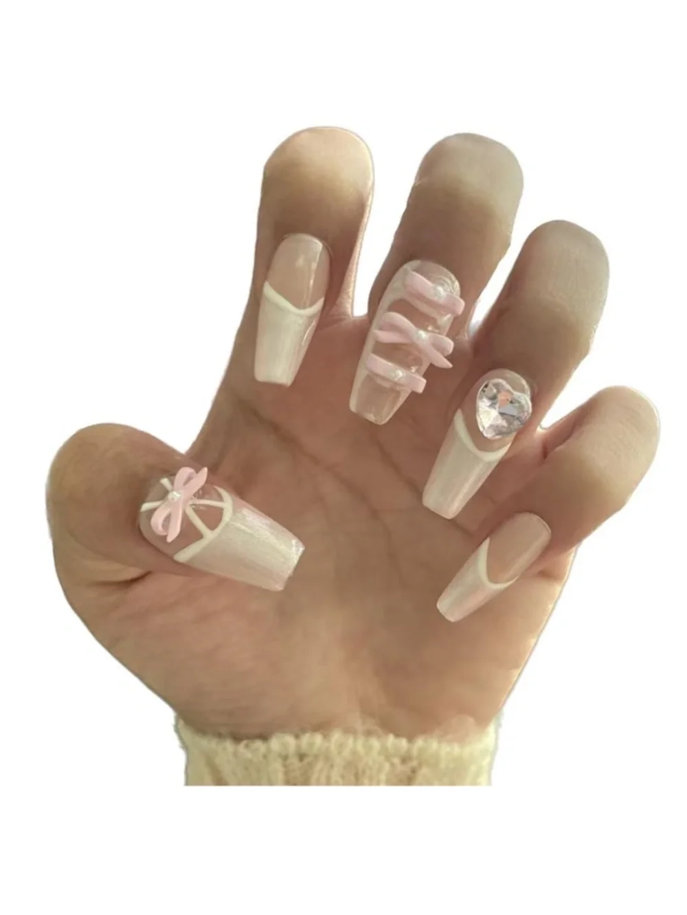 Ballerina 3D Press On Nail Set